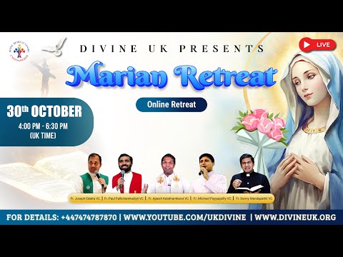 (LIVE) Marian Retreat (30 October 2025) Divine UK