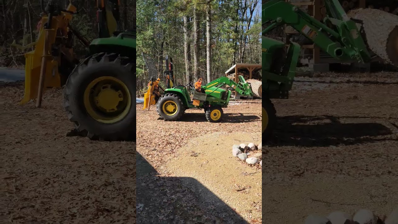 Weekend Work with John Deere 3025E 🚜