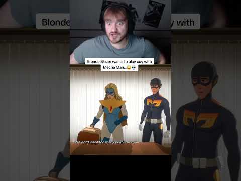 Blonde Blazer Plays Coy With Mecha Man In Dispatch...😂 #dispatch #gaming