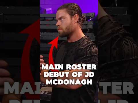 JD McDonagh's main roster debut #wwe #wrestling #shorts