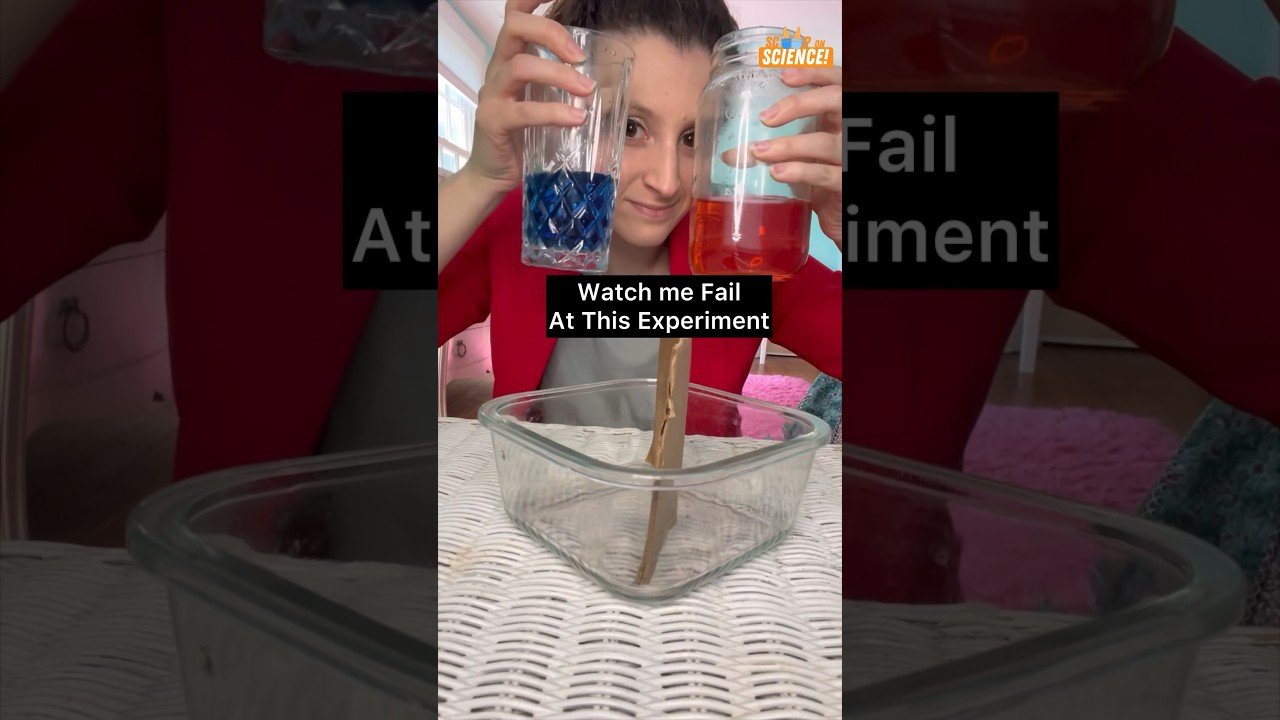 Science experiment FAIL 😵🤯 #shorts #scienceexperiment #thunderstorm #kidsvideo #sciencefairproject