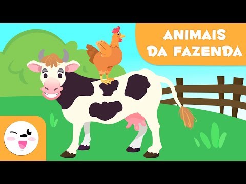 Os animais da fazenda para crianças - Vocabulário para crianças