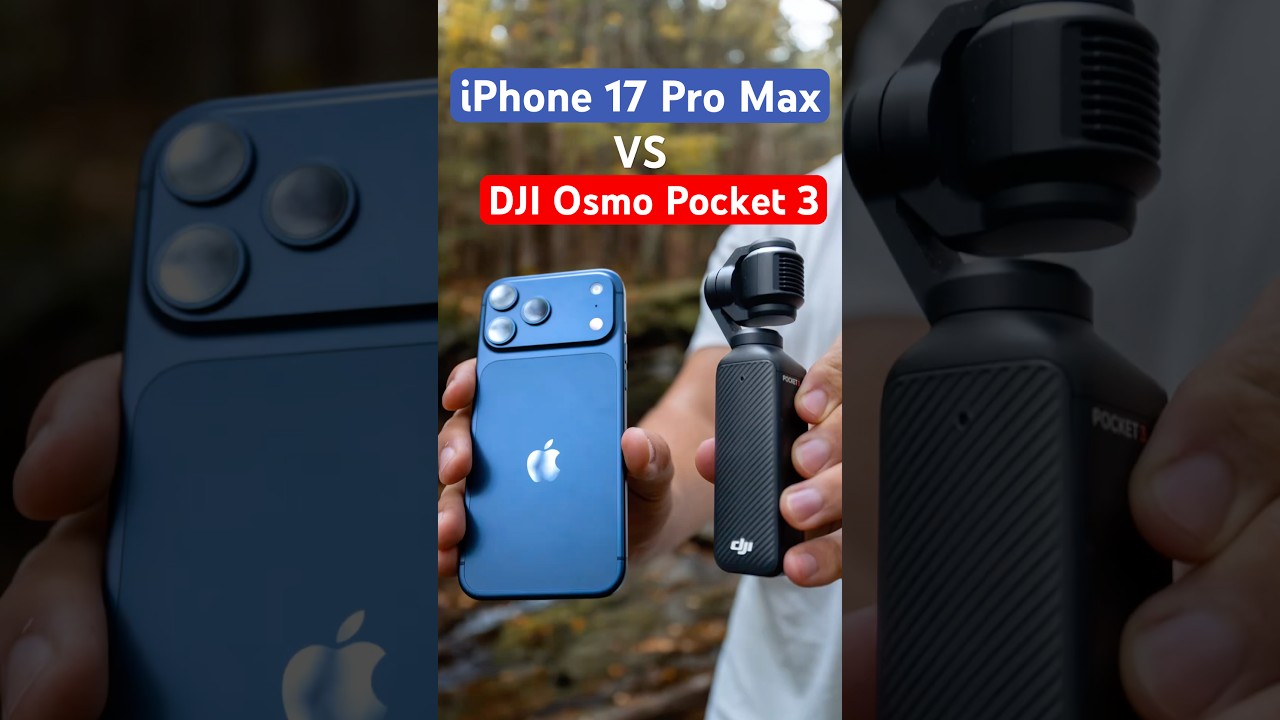 iPhone 17 Pro Max vs DJI Osmo Pocket 3: 4K/120fps Test