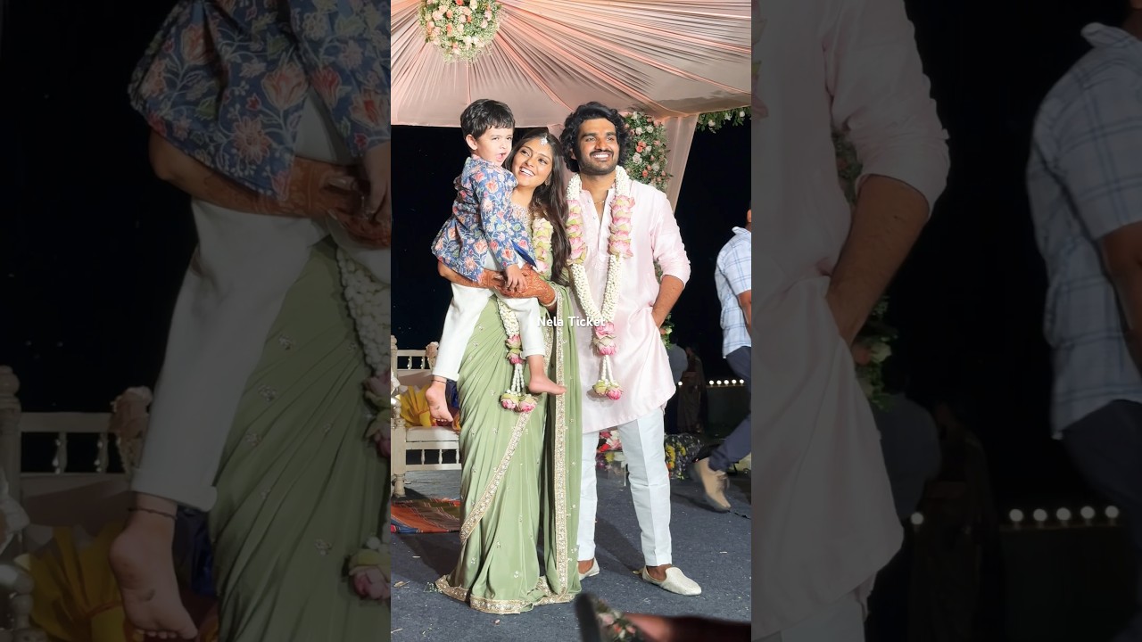 Kiran Abbavaram &Rahasya Gorak Engagement at Private place #kiranabbavaram #rahasyagorak #engagement