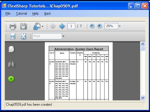 Create PDF Files in C# Easily
