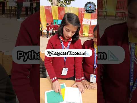 Pythagoras Theorem Practical Proof📐 #science #model #maths #experiment #shorts