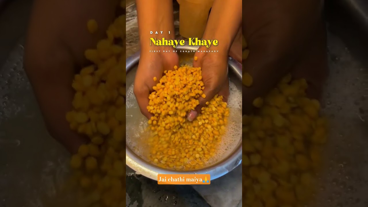 Chhath Puja Day 1 Begins with Nahay Khay 🙏 (2025)