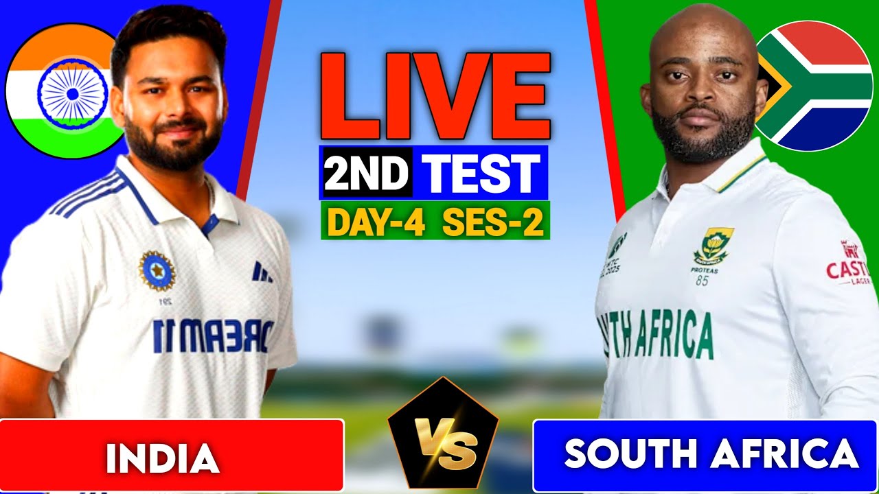 India vs South Africa Day 4 Test Live Score ๐