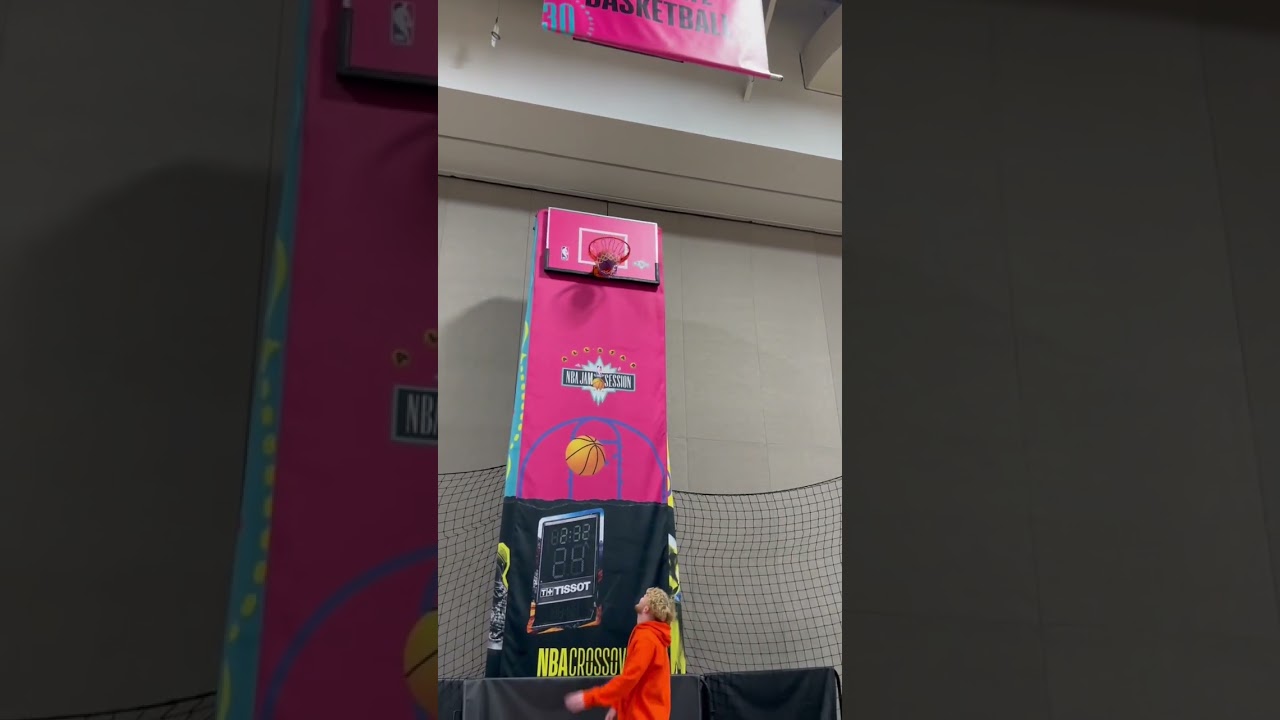 World’s Tallest Basketball Hoop 😮