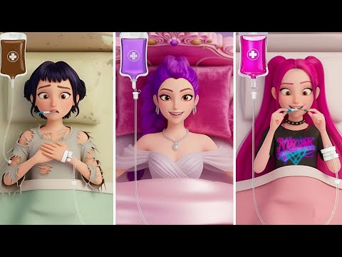 Kpop Demon Hunters: Huntrix Rumi, Mira, Zoey Got Trouble In Hospital | Official Music Video