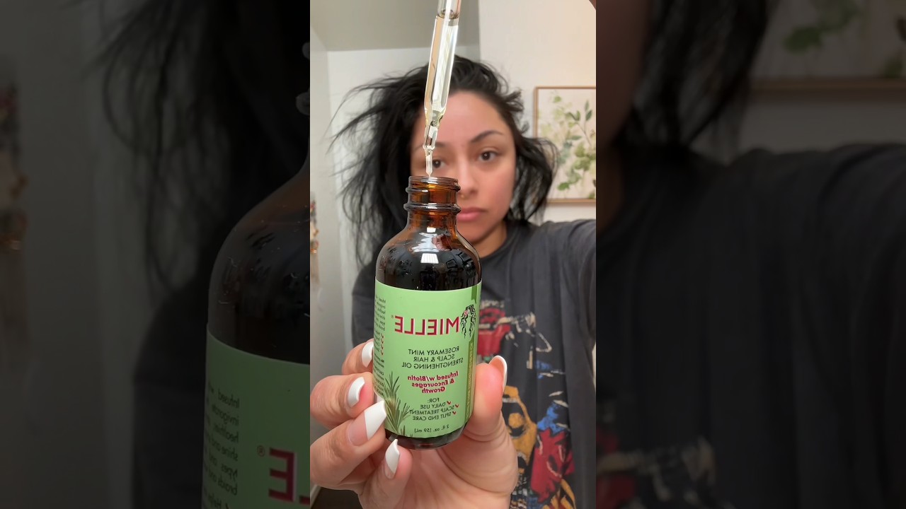 Testing MIELLE Rosemary Mint Hair Growth Oil 🌿