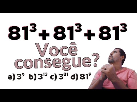🔴 SOS MATEMÁTICA BÁSICA ✅ POTENCIAÇÃO