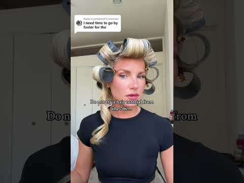 70s hair tutorial results #hairtok #hairtutorial #70s