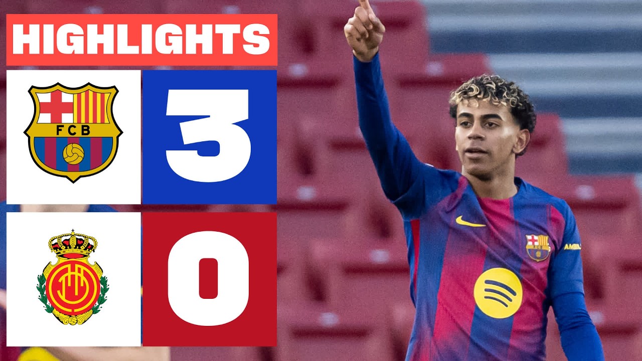 FC BARCELONA 3 - 0 RCD MALLORCA | RESUMEN LALIGA EA SPORTS