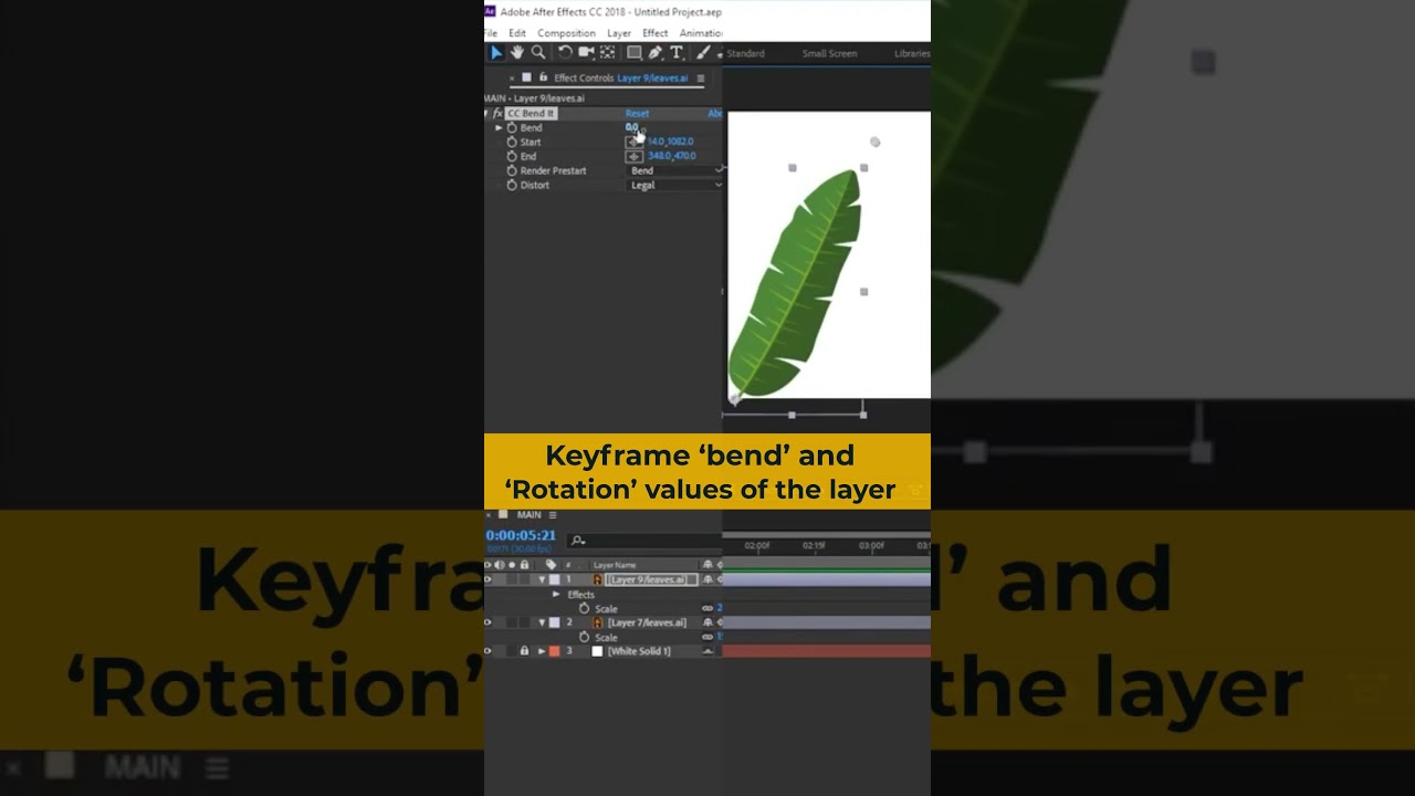 Create Stunning Leaf Animations in After Effects | Easy Step-by-Step Tutorial 🍃