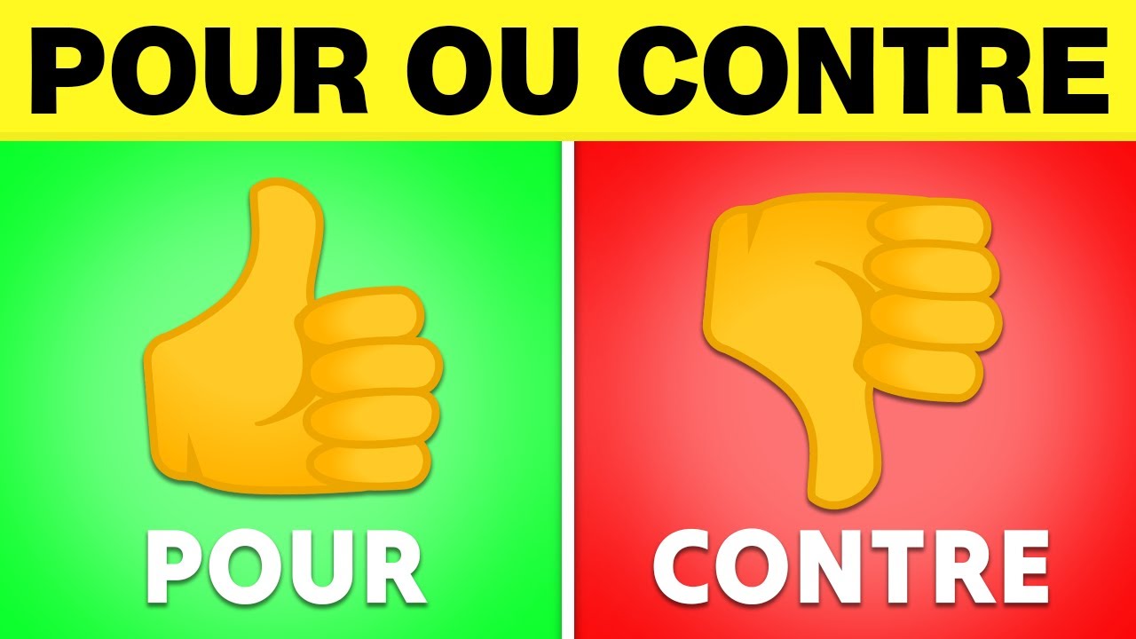 Es-tu POUR ou CONTRE...? Le Jeu Débat 🎲