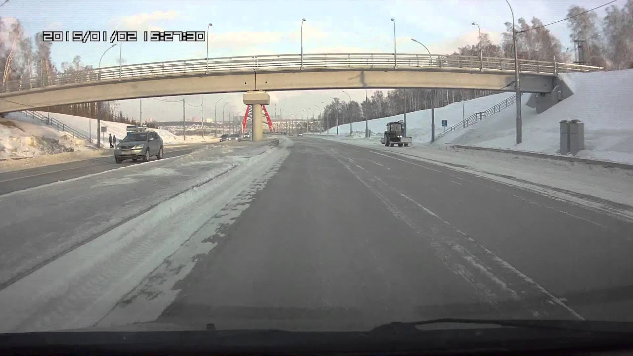 Бугринский мост в январе 2015, Новосибирск 🌞