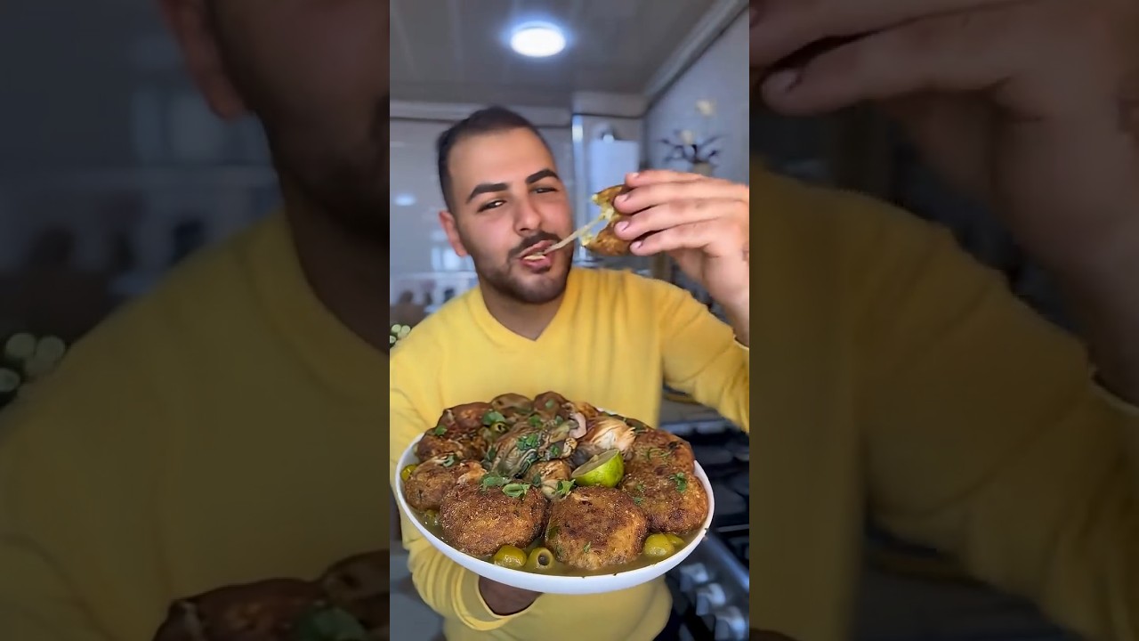 طاجين البسباس المحشي بطريقة سهلة وسريعة