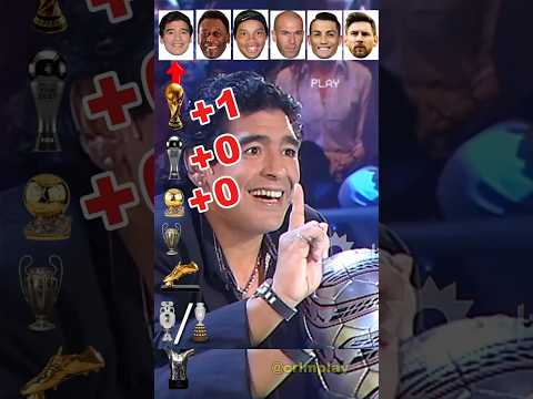 Maradona Vs Pele Vs Ronaldinho Vs Zidane Vs Ronaldo Vs Messi #Shorts #Ronaldo #Messi