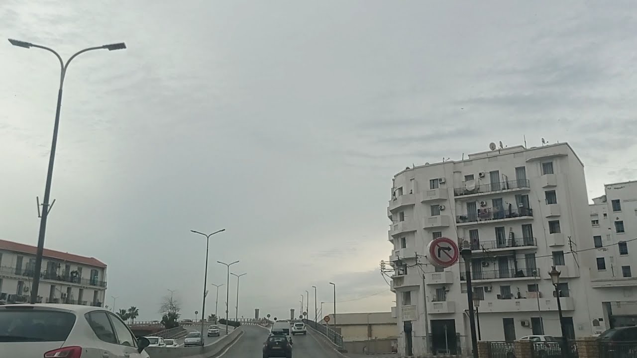 Driving from Telemly to Bir Mourad Rais 🚗