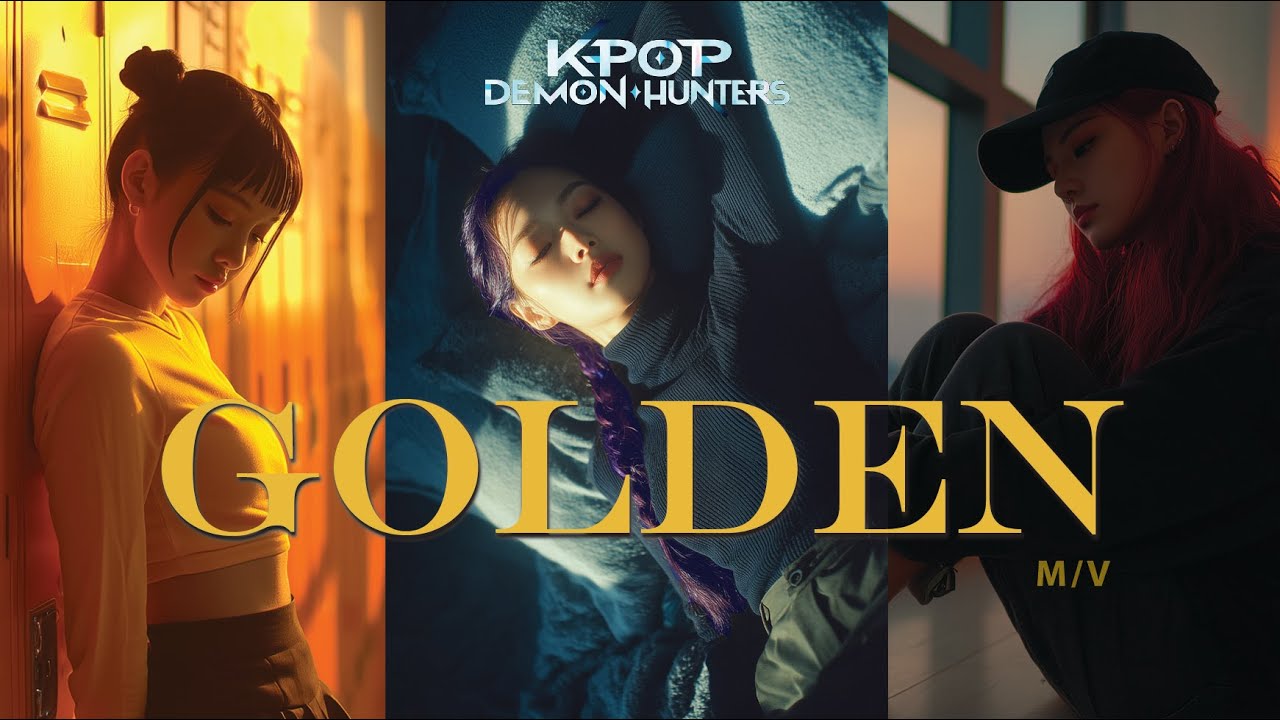 KPop Demon Hunters - 'Golden' Live-Action M/V 🎶 | Inspiring Growth & Resilience
