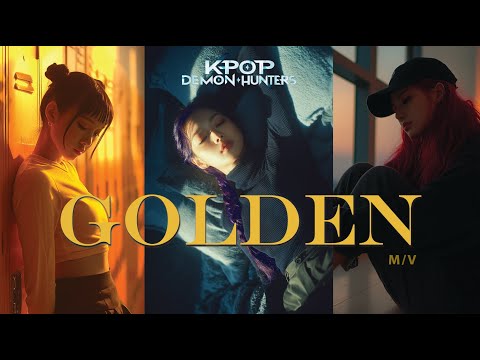 KPop Demon Hunters-Huntrix "Golden" live-action M/V🎵 케이팝 데몬 헌터스 "골든" 실사 뮤비💖