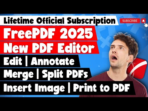 NEW FreePDF 2025 PDF Editor | Adobe Acrobat Pro DC PDF Editor Free Alternative | Lifetime Giveaway