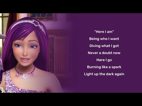 Here I Am / Princesses Want to Have Fun - Barbie Song 🎶