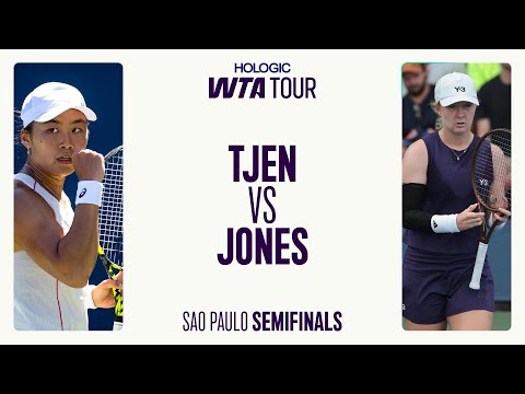 Janice Tjen vs. Francesca Jones | 2025 Sao Paulo Semifinals | WTA Match Highlights