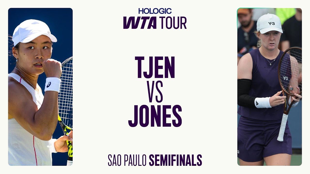 Janice Tjen vs. Francesca Jones | Exciting 2025 Sao Paulo Semifinals Highlights 🎾