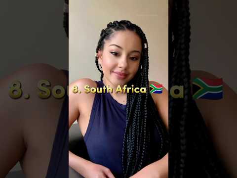 Top 10 African Countries With The Most Beautiful Woman 2024 #shorts #african #facts