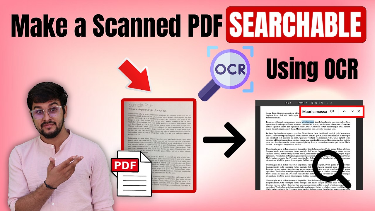 Make Scanned PDFs Searchable & Editable with OCR 📝