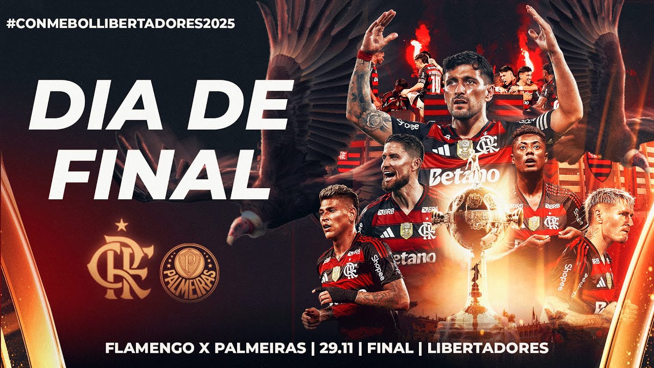 Palmeiras x Flamengo ao Vivo na Final da Libertadores 🏆
