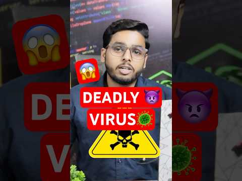 💣 Created a Deadly Shutdown Virus with Notepad! (1-Second Hack) | CyberMindSpace #shorts #trending