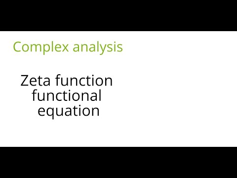 Complex analysis: Zeta function functional equation