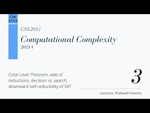 [CSS.203.1] Computational Complexity - Lecture 3