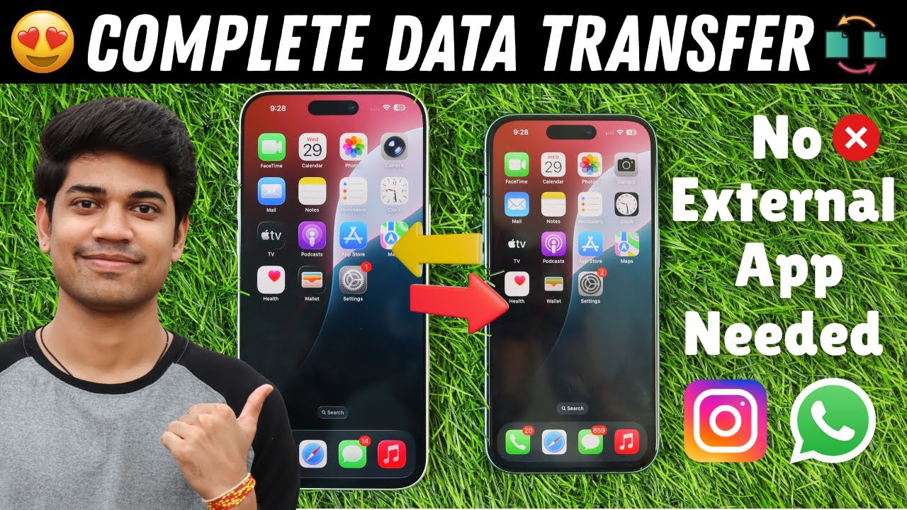 Transfer All Data & WhatsApp to New iPhone 📱