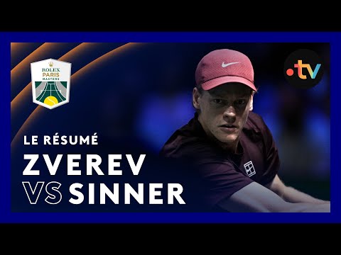 Rolex Paris Masters 2025 : le résumé de Zverev vs Sinner (1/2 finale)
