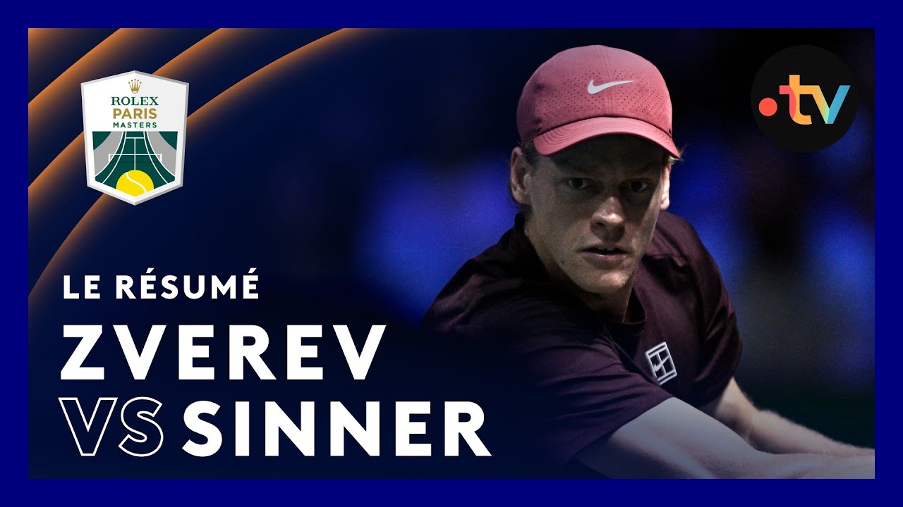 Résumé de la Demi-Finale Rolex Paris Masters 2025 : Zverev vs Sinner 🎾
