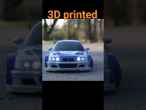 3D printed RC car BMW M3 GTR - DIY