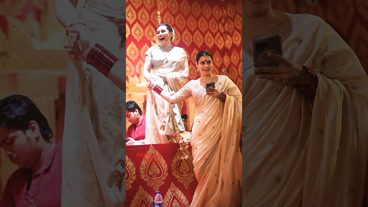 Kajol & Rani's Adorable Moments During Durga Puja β¨