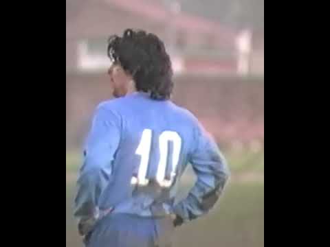 This is how Maradona practiced in 80s before the match.