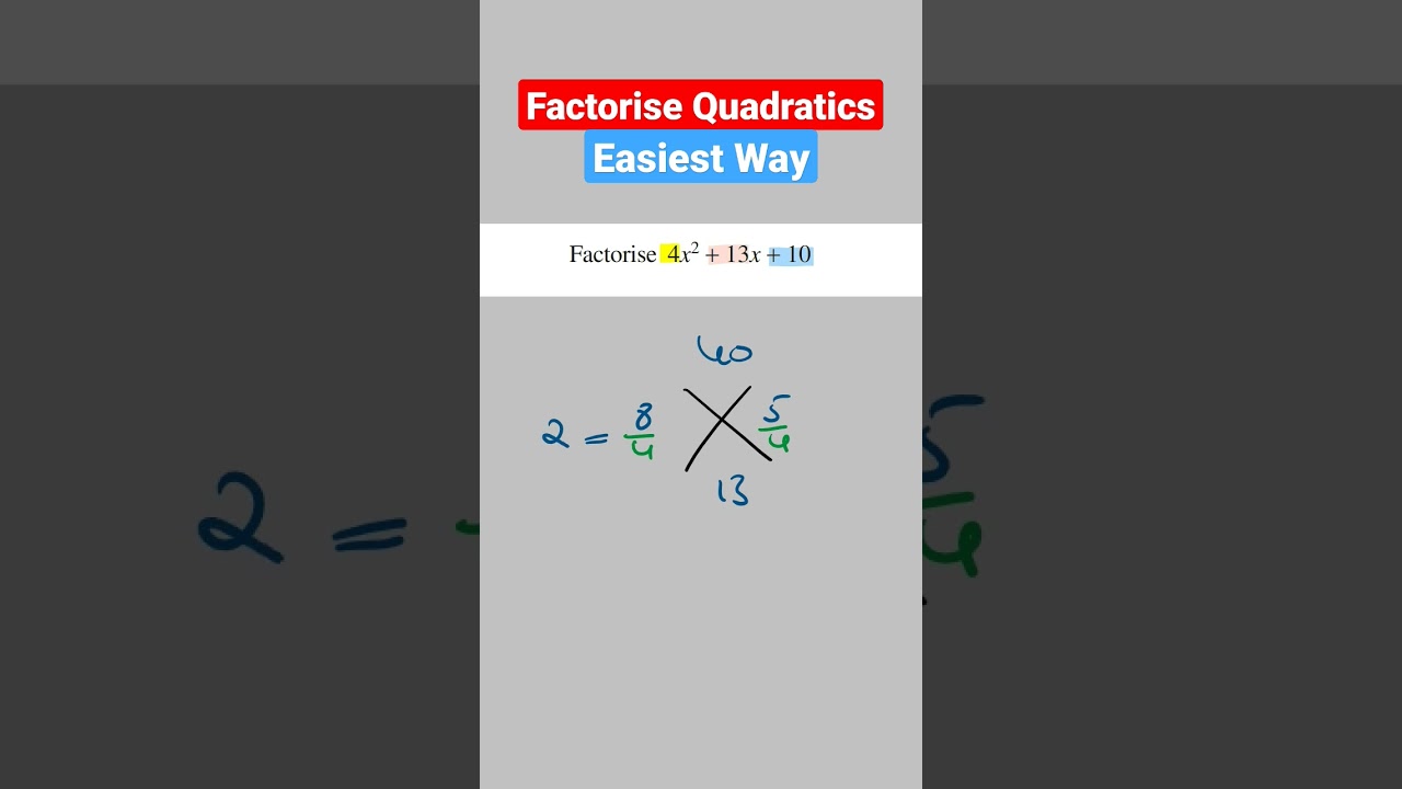 Factoring Quadratics with Leading Coefficients Greater Than 1