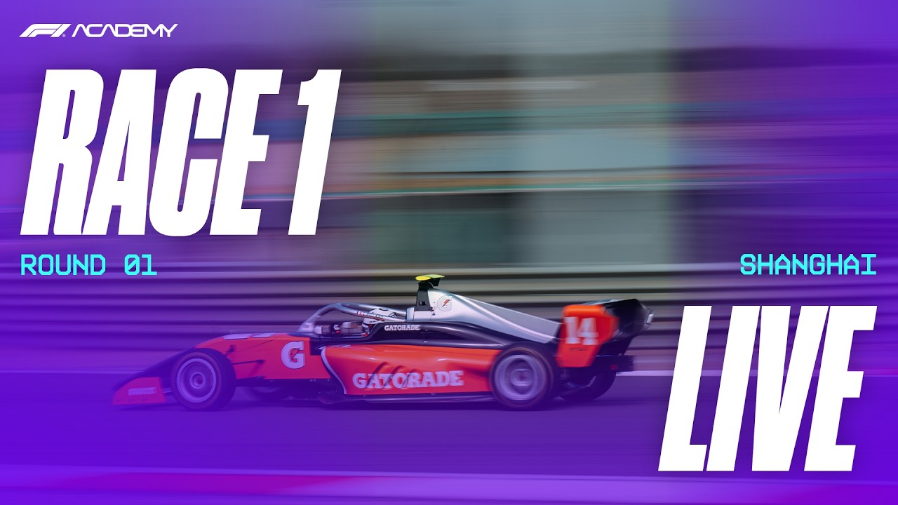 LIVE: Shanghai F1 Academy Race 1 2026 🏎️