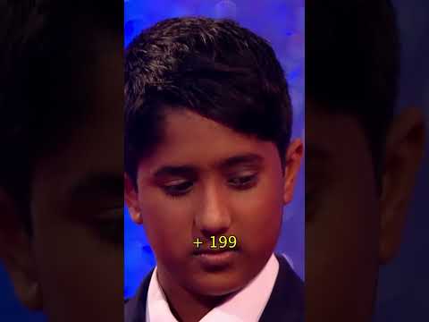 Meet this Human Calculator #talentshow #littlebigshots
