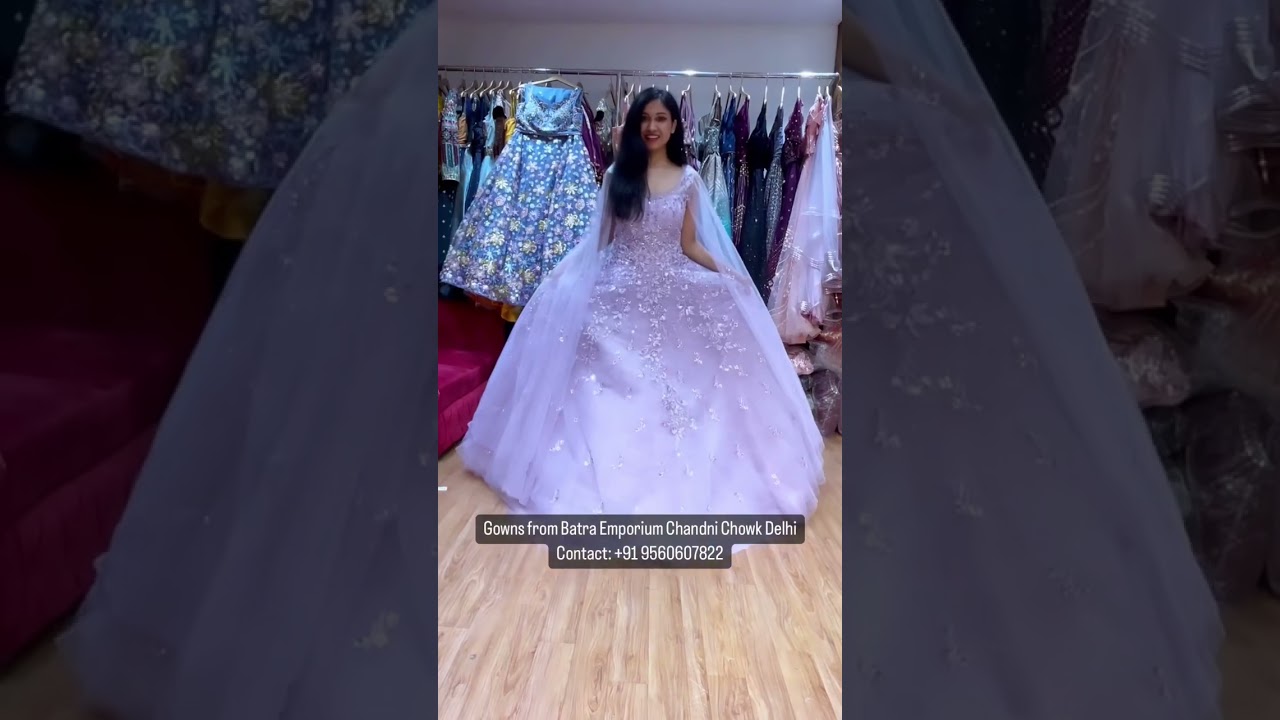 Stunning Lilac Engagement Gown Shopping in Chandni Chowk β¨
