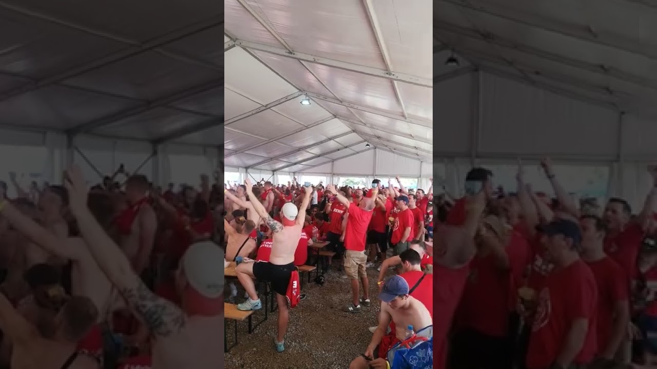 FC Köln Fans feiern vor Spiel gegen Fehervar 🎉