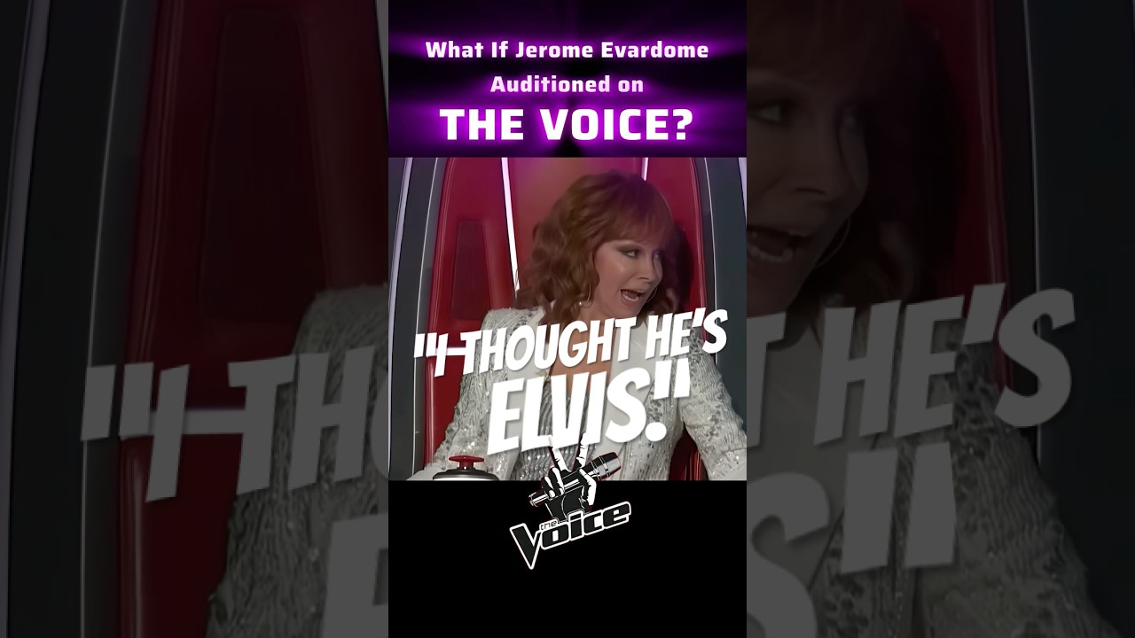 “What If Jerome Evardome Auditioned on The Voice? Elvis Lives!”