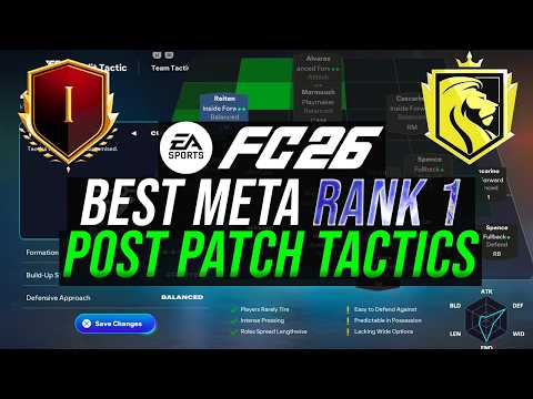 *POST PATCH* Best META 15-0 Rank 1 Custom Tactics & Formations Set Up in FC 26