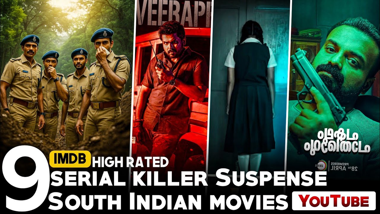 Top 9 South Indian Suspense Thriller Movies in Hindi (2025) 🎬 | Must-Watch Investigation Films